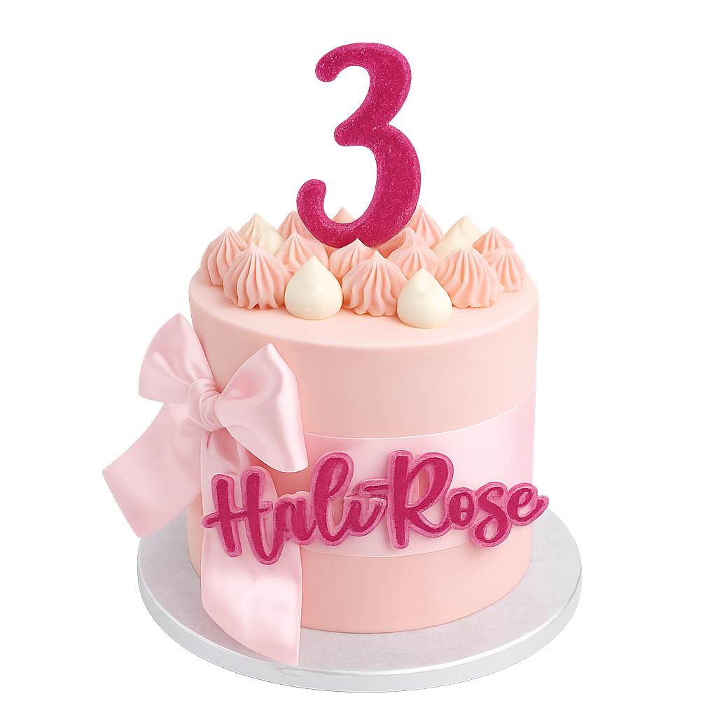 Blush Bow Signature Cake